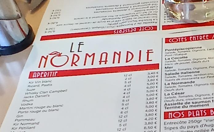 Brasserie Le Normandie - Menu Image 2